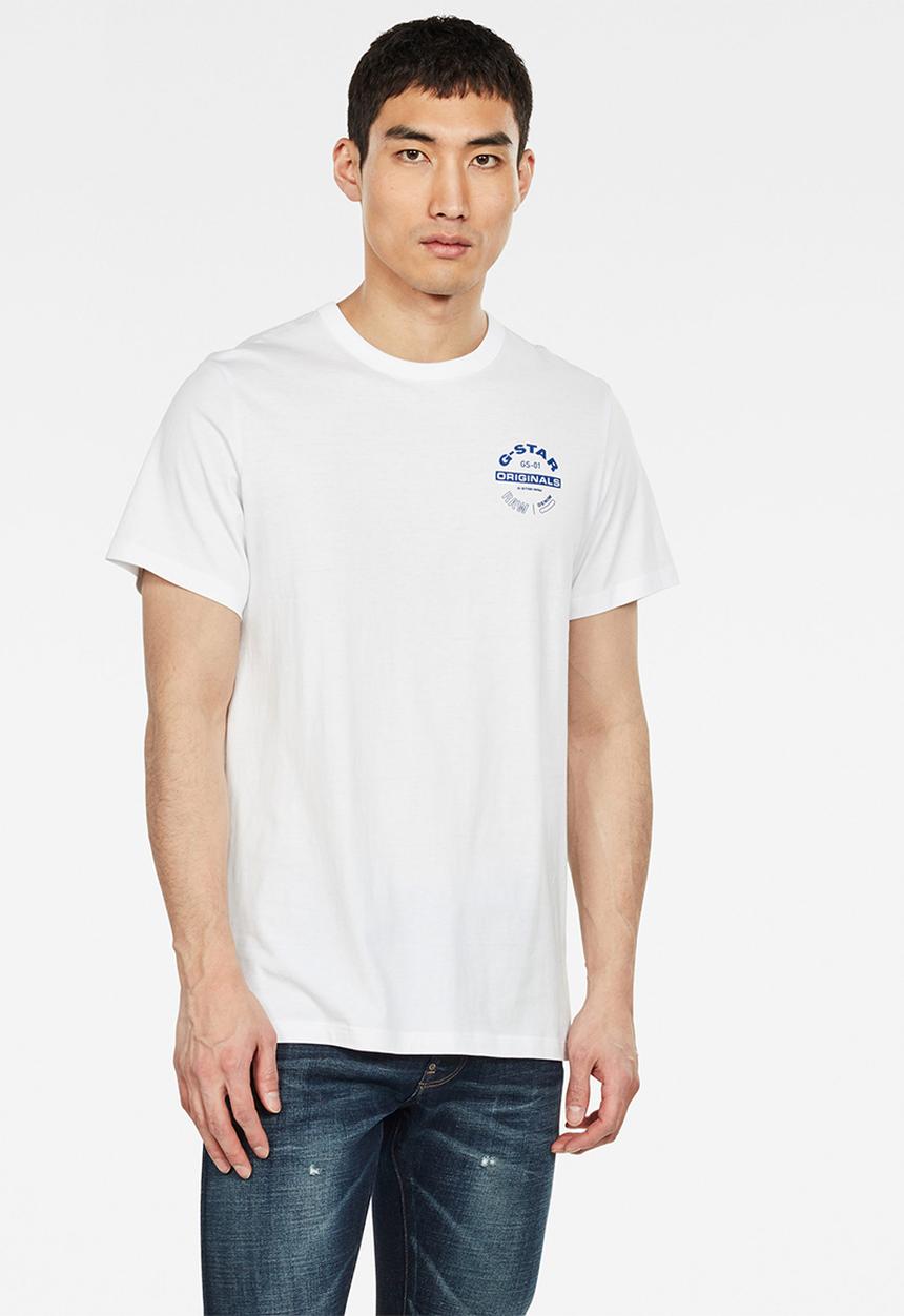 G-STAR - Originals logo graphic tee - white