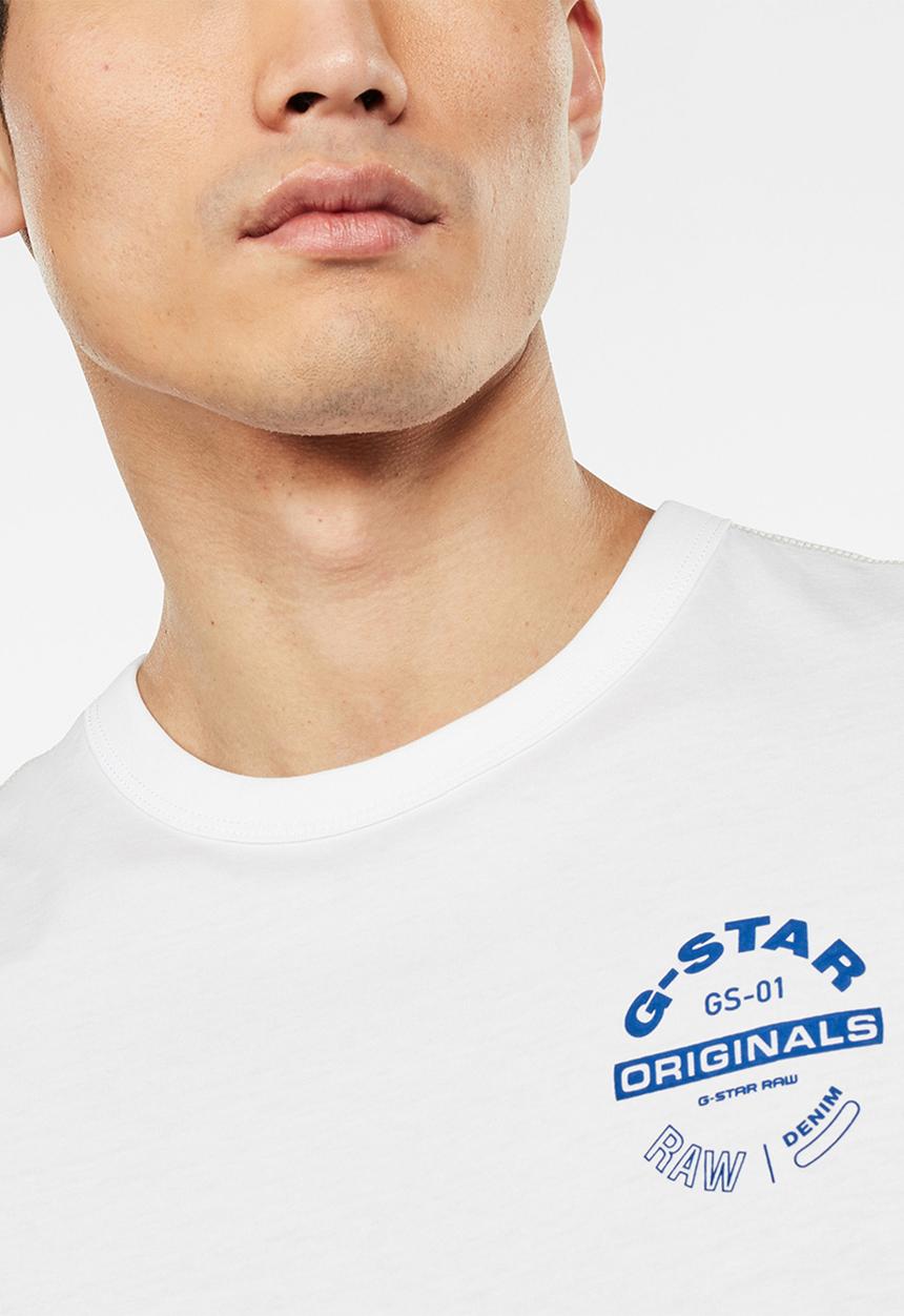 G-STAR - Originals logo graphic tee - white