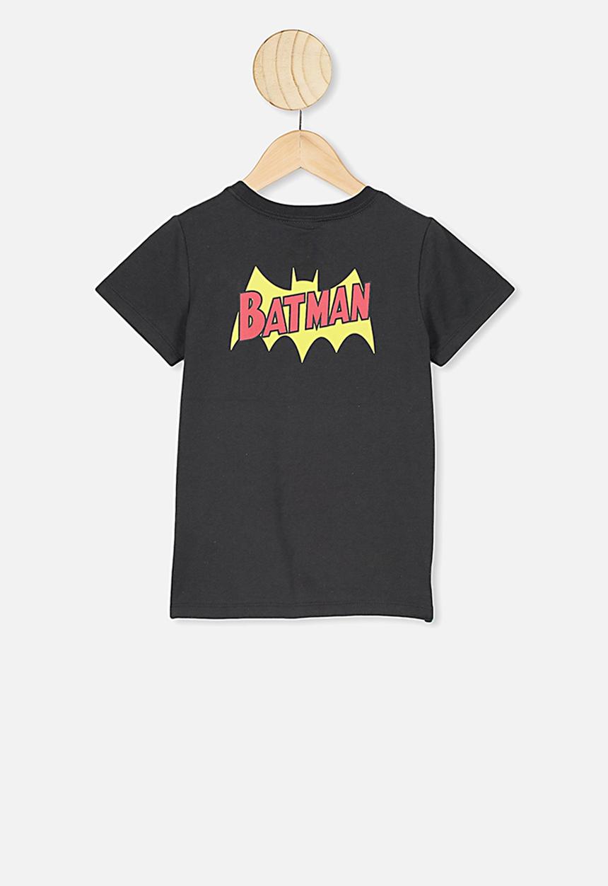Cotton On - Short sleeve license tee - Batman stitched phantom