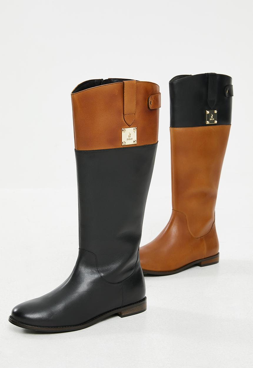 POLO - Riding leather boot - tan