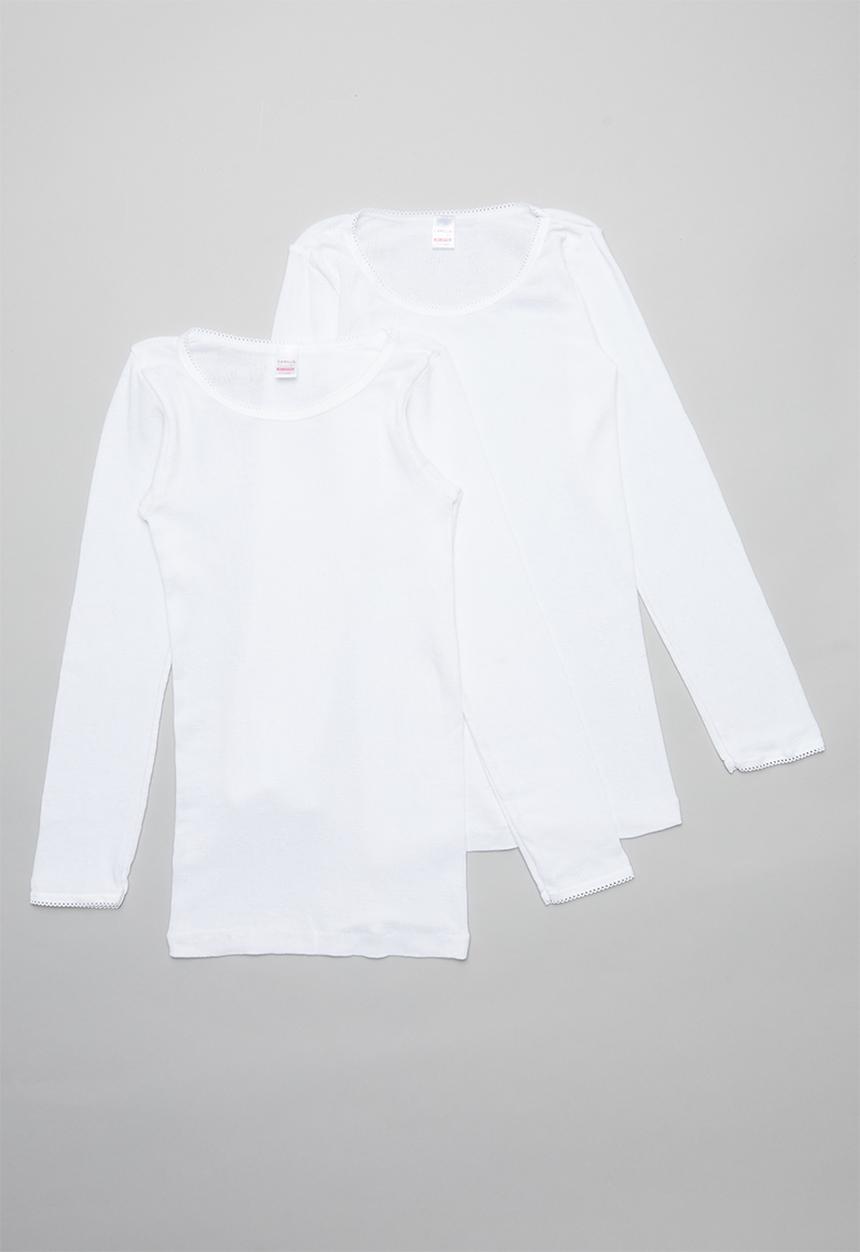 Pop Candy - Girls 2 pack spencers - white