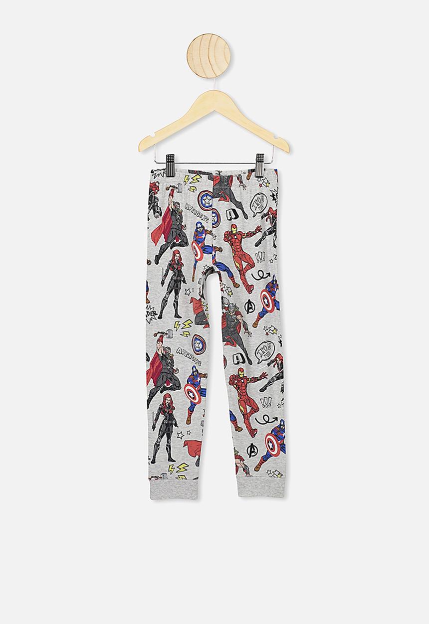 Cotton On - Orlando long sleeve pj set - summer grey marle