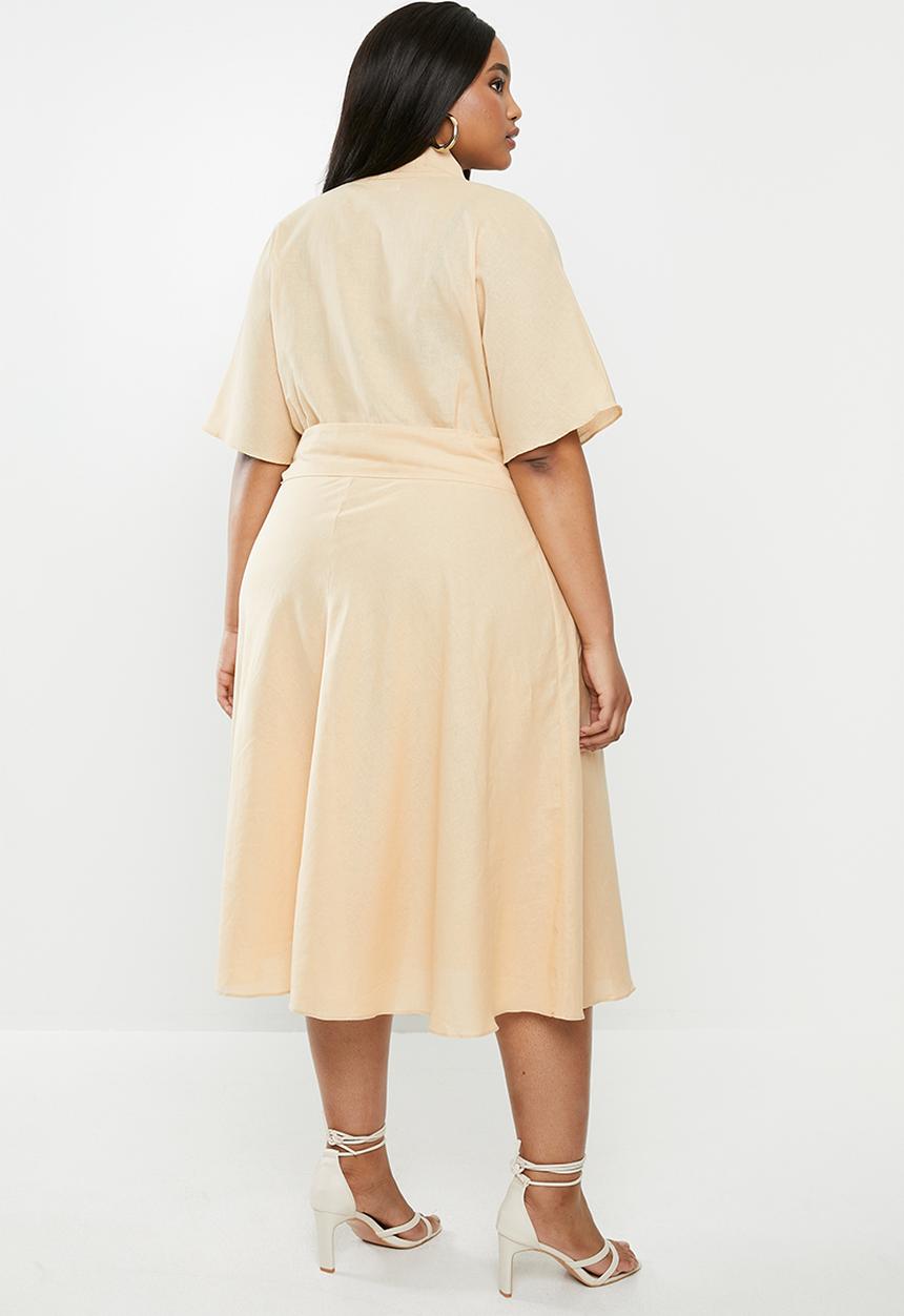 Glamorous - Plus mini dalmation tunic - stone