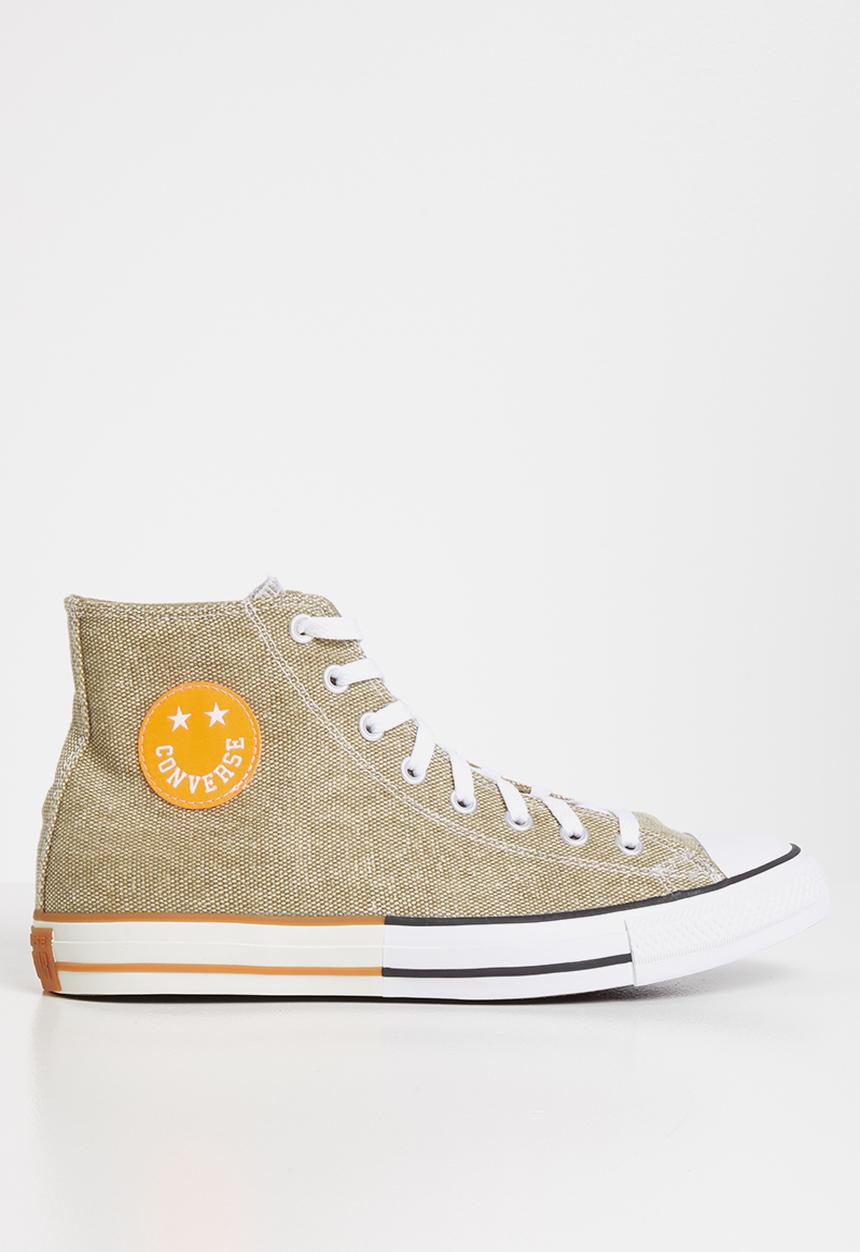 Converse - Chuck Taylor All Star Hi - khaki/total orange/white
