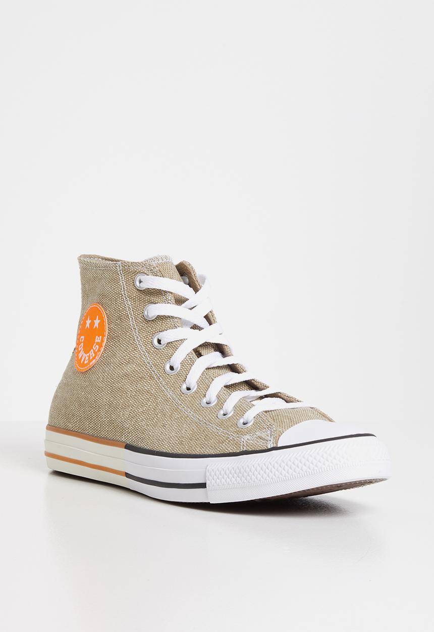 Converse - Chuck Taylor All Star Hi - khaki/total orange/white