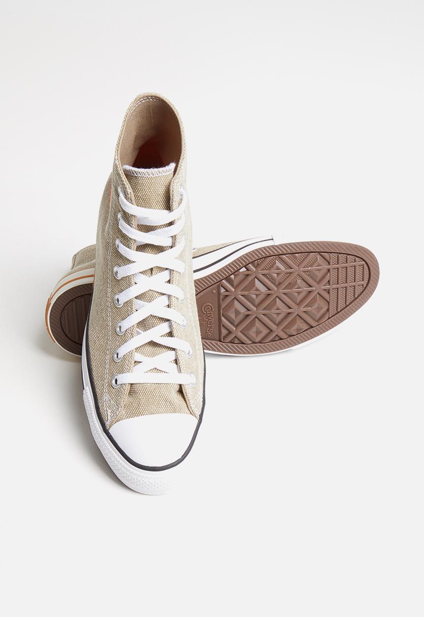 Converse - Chuck Taylor All Star Hi - khaki/total orange/white