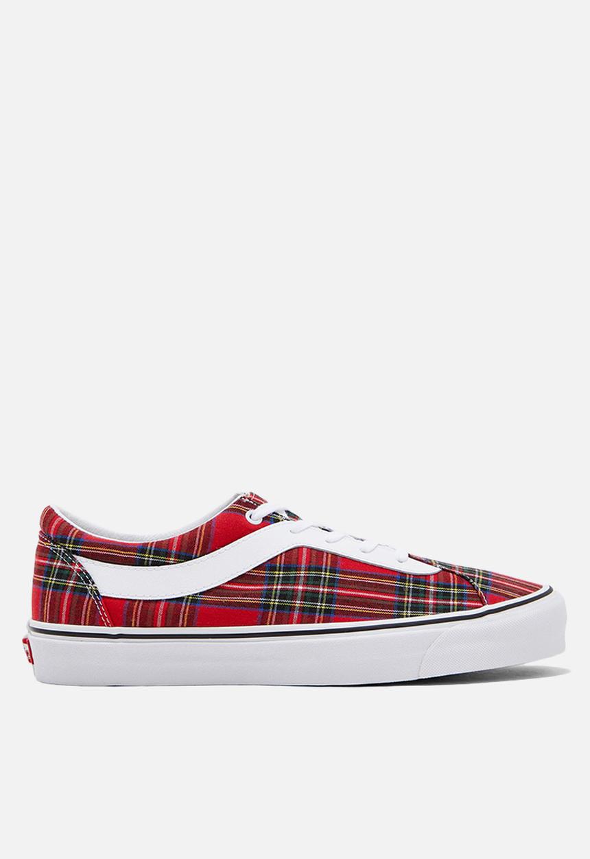 Vans - Bold ni - (plaid) red & true white