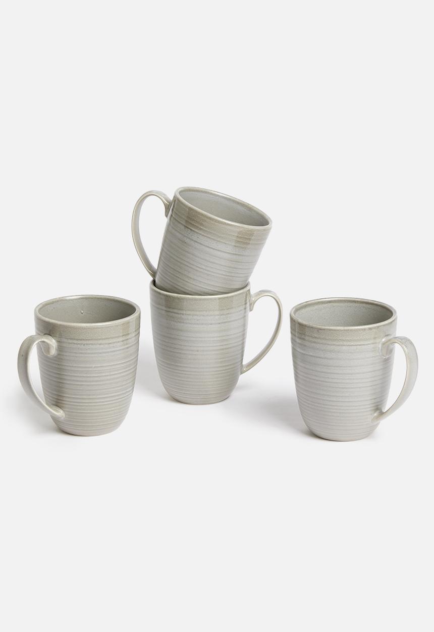 Sixth Floor - Swirl mug set of 4 - midnight