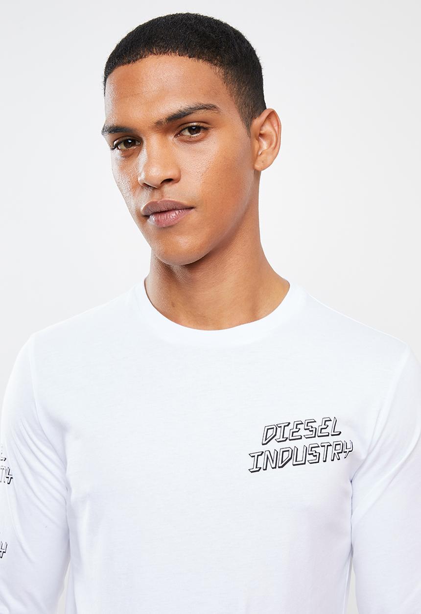 Diesel  - Diego long sleeve tee - white