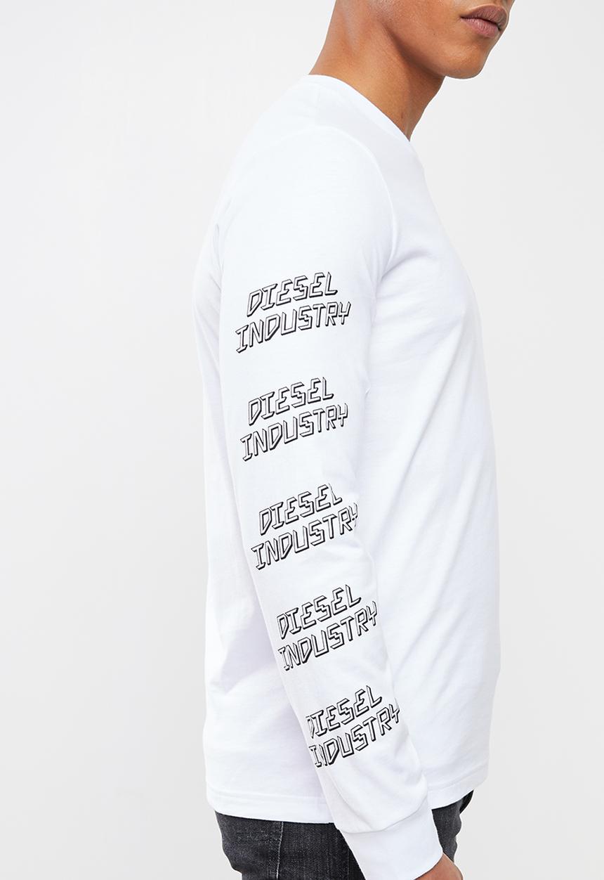 Diesel  - Diego long sleeve tee - white