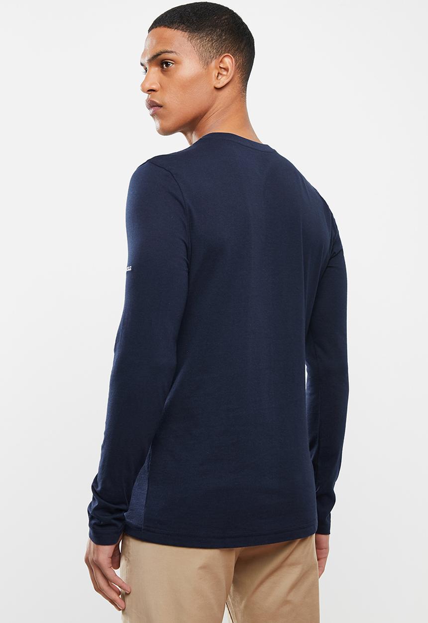 Pringle of Scotland - Broderick long sleeve tee - navy