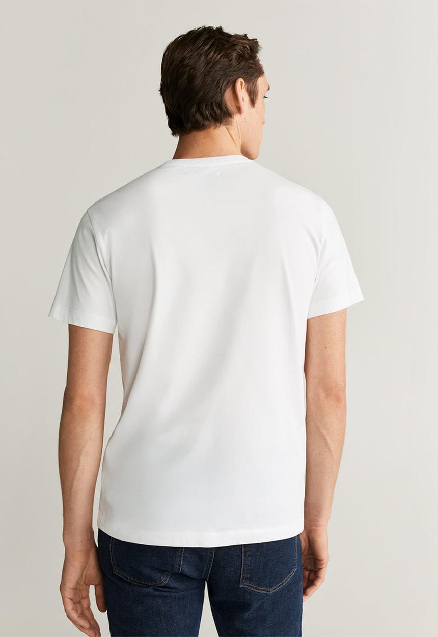 MANGO - Bcn T-shirt - white