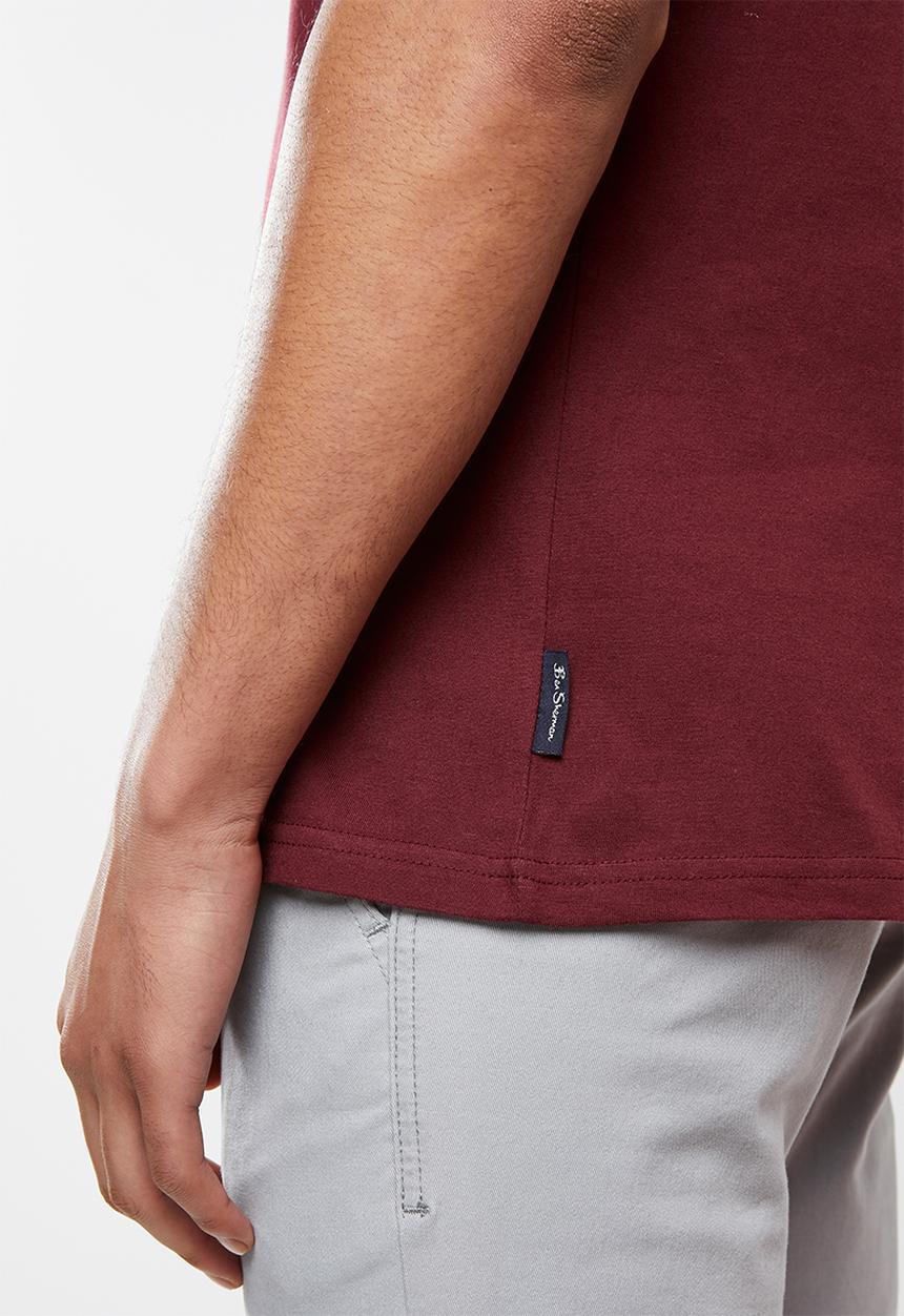 Ben Sherman - Target tee - burgundy 