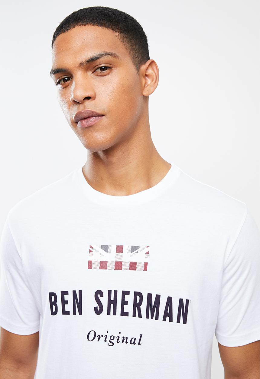 Ben Sherman - Flag tee - white