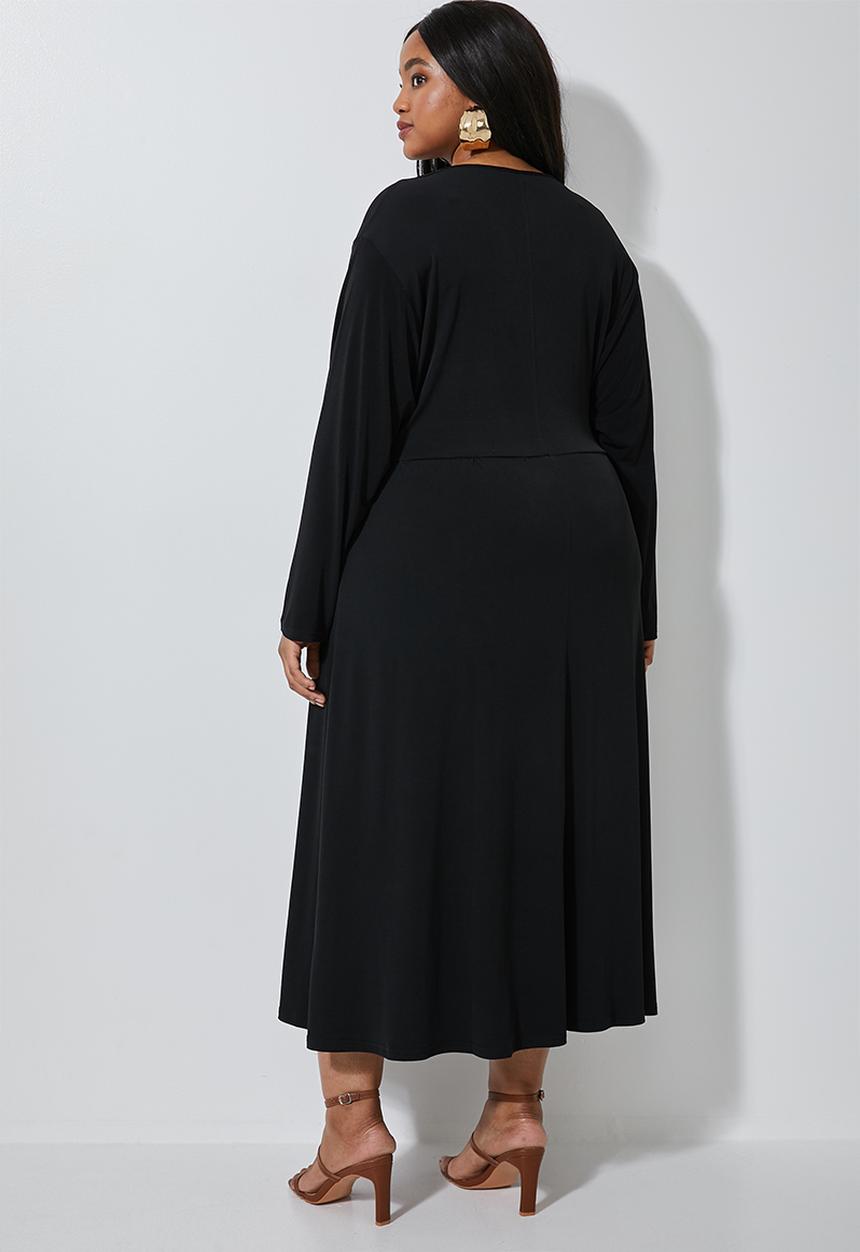 Superbalist - Dolman sleeve maxi - black