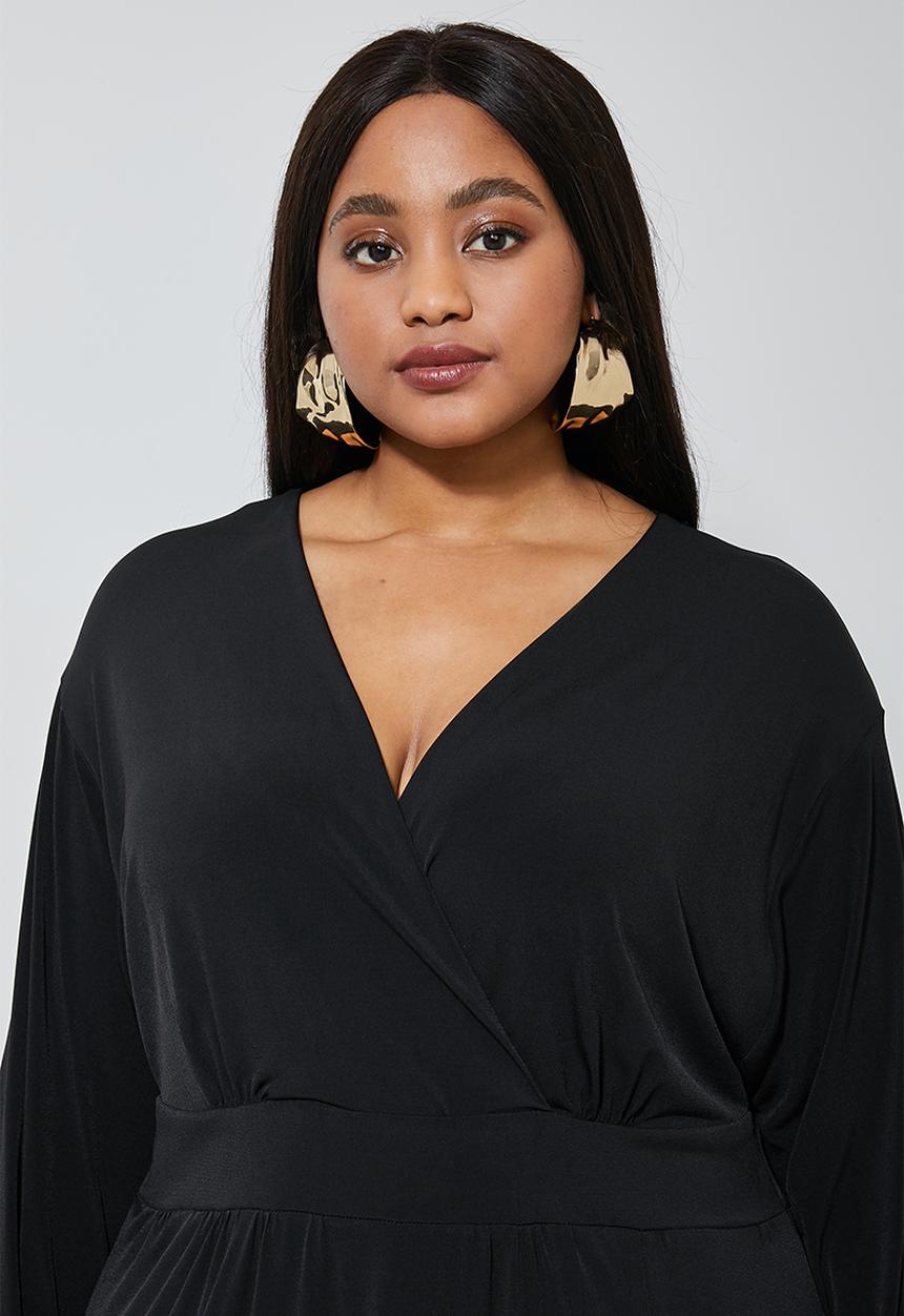 Superbalist - Dolman sleeve maxi - black