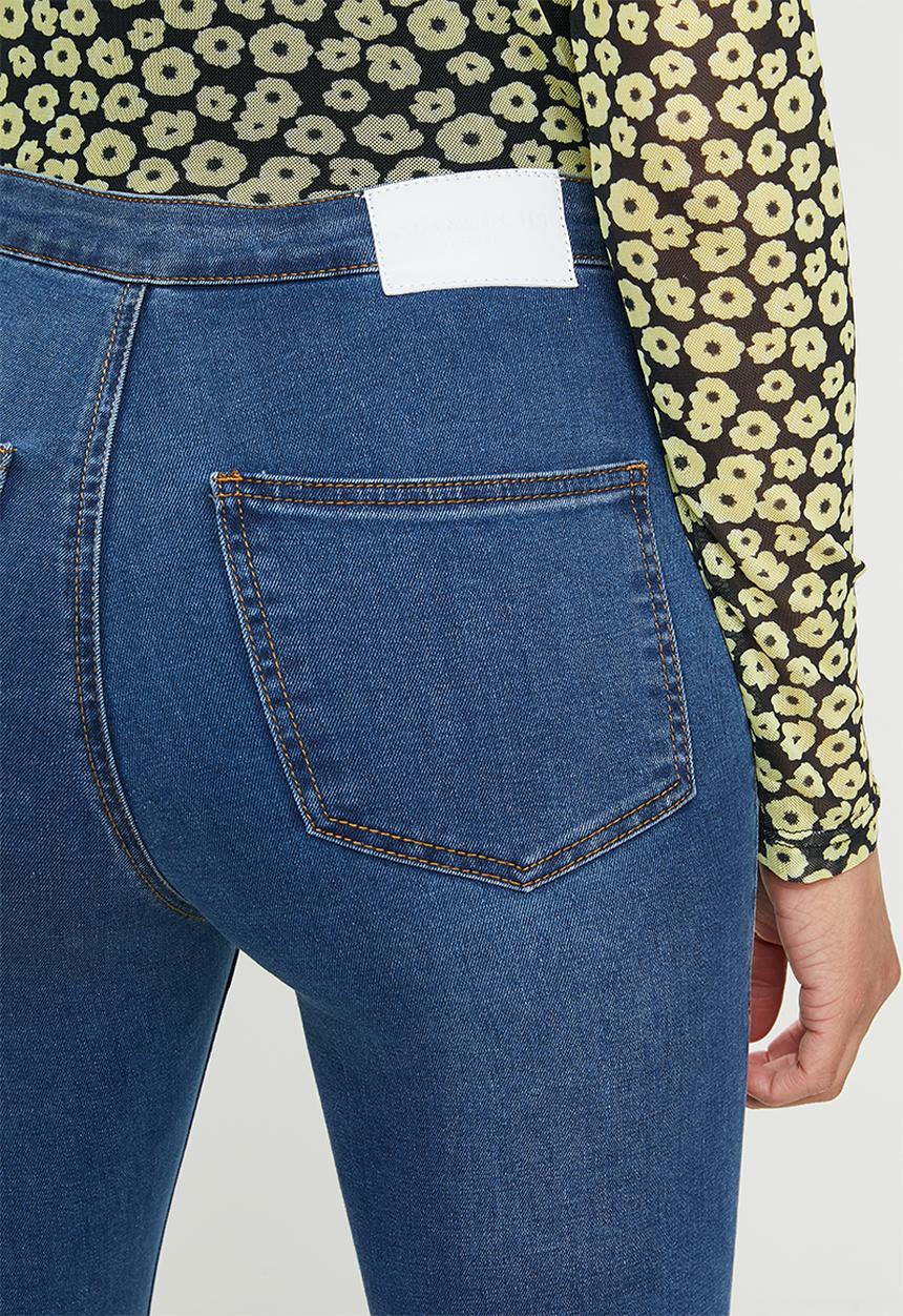 Glamorous - Nell super high waisted jean - mid stonewash
