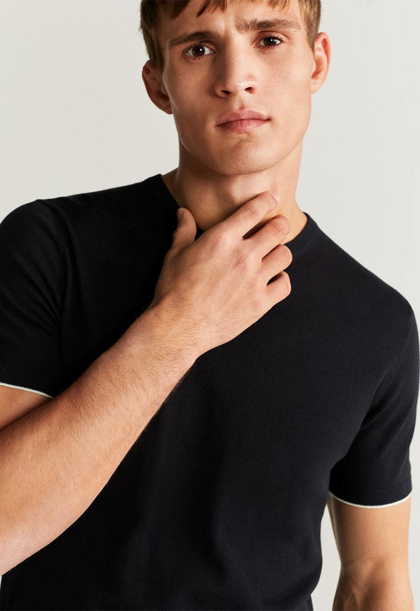 MANGO - Boiro T-shirt- black