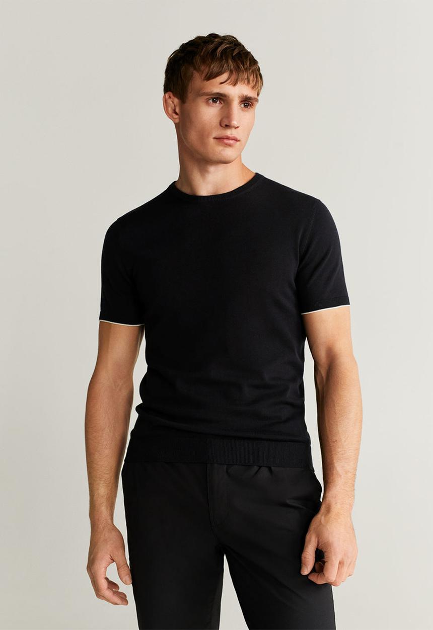 MANGO - Boiro T-shirt- black