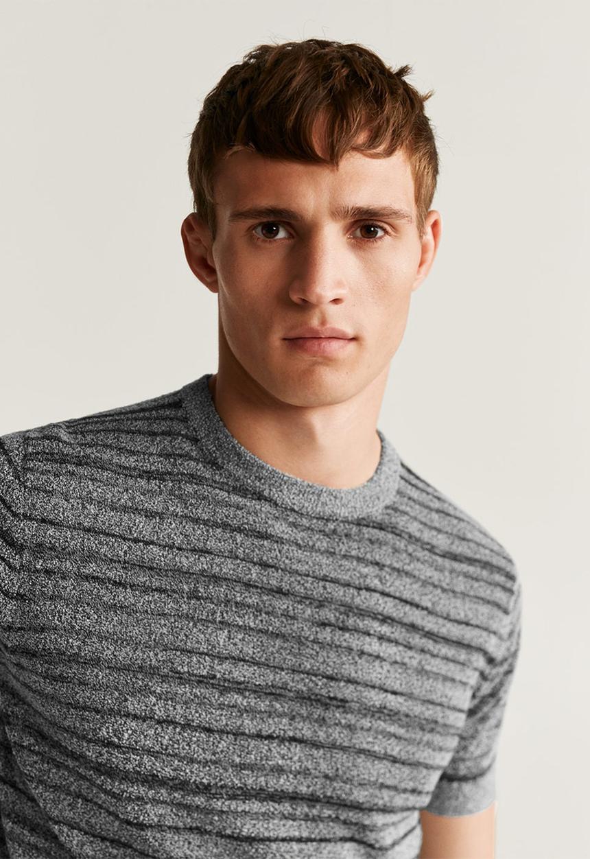 MANGO - Abrojo sweater - medium grey