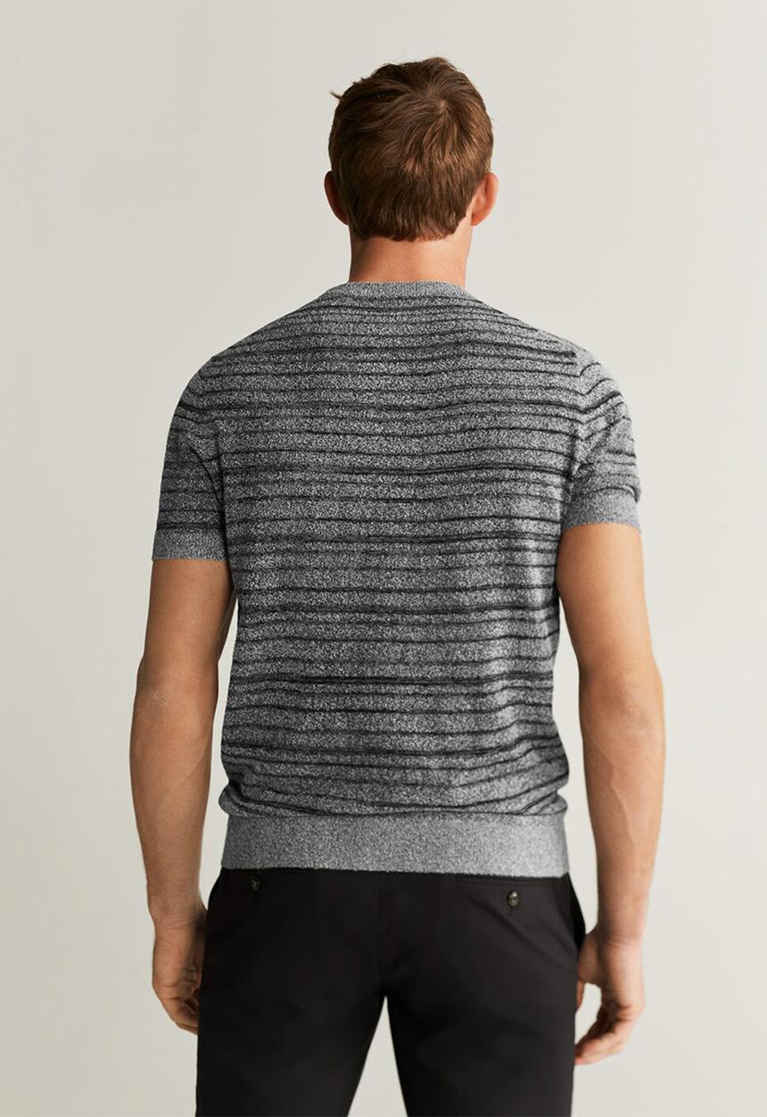 MANGO - Abrojo sweater - medium grey