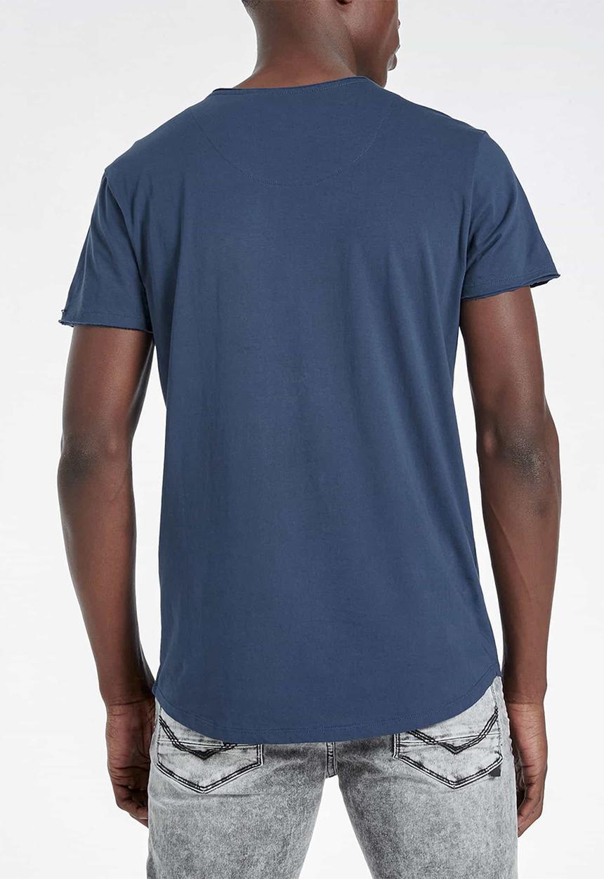 S.P.C.C - Foley slub logo tee - navy