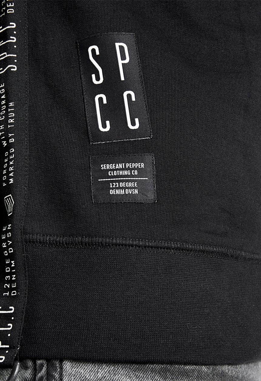 S.P.C.C - Radcliffe crew neck logo sweat - black
