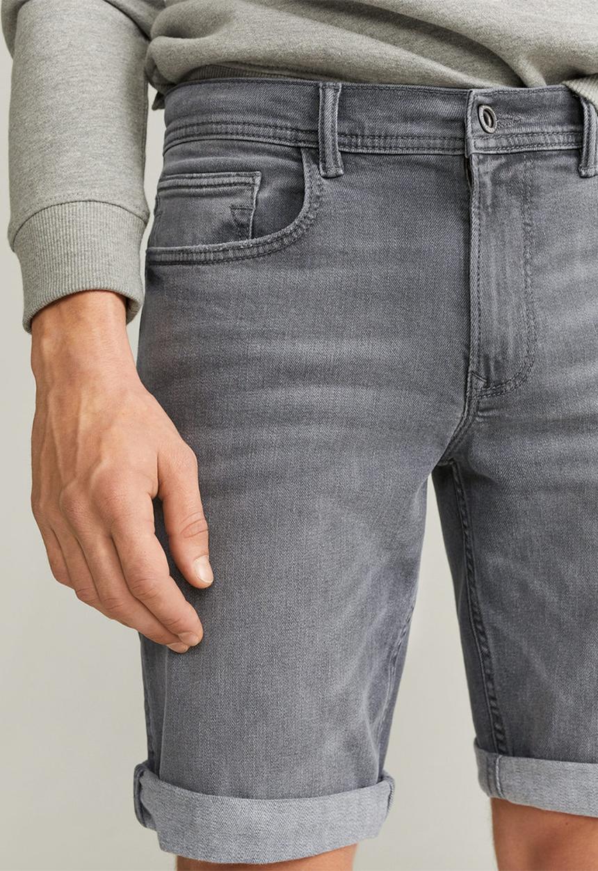 MANGO - Rockh bermuda shorts  - open grey