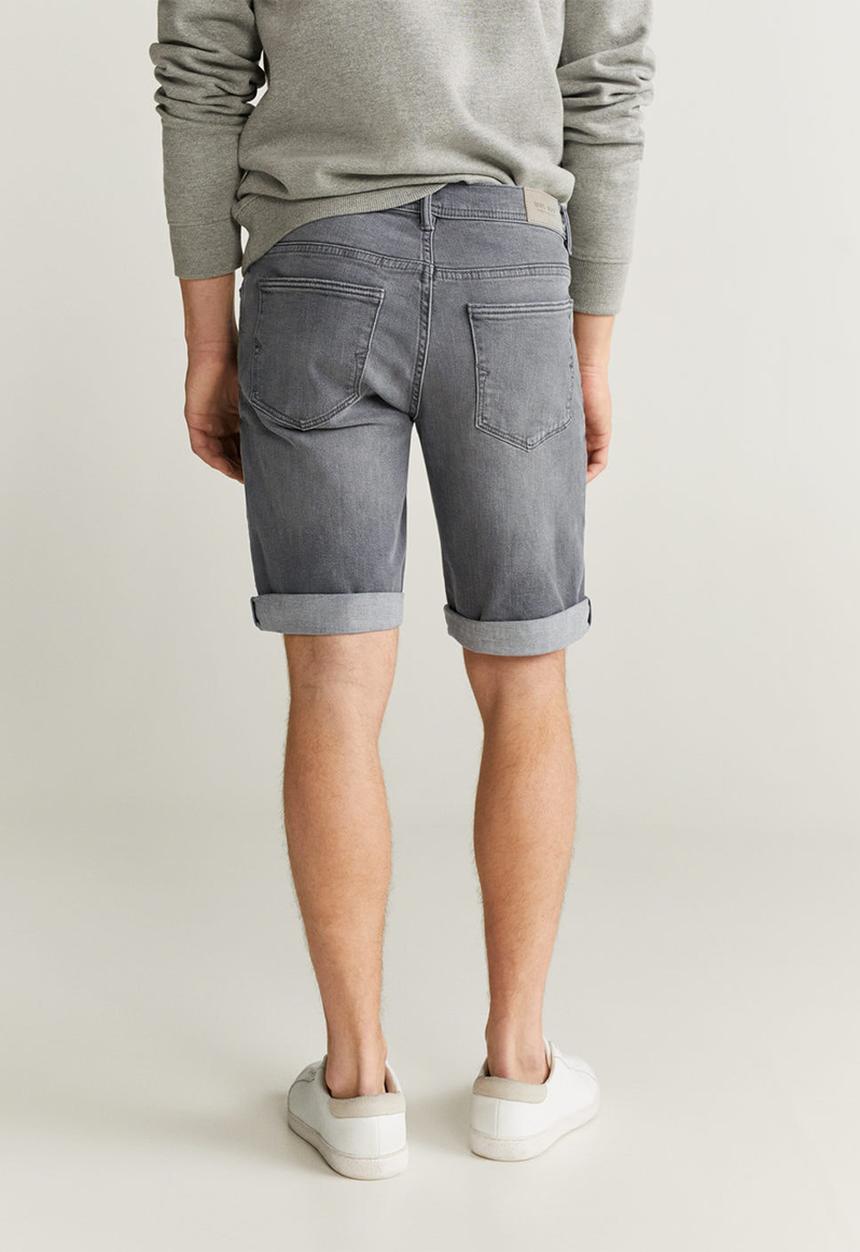 MANGO - Rockh bermuda shorts  - open grey