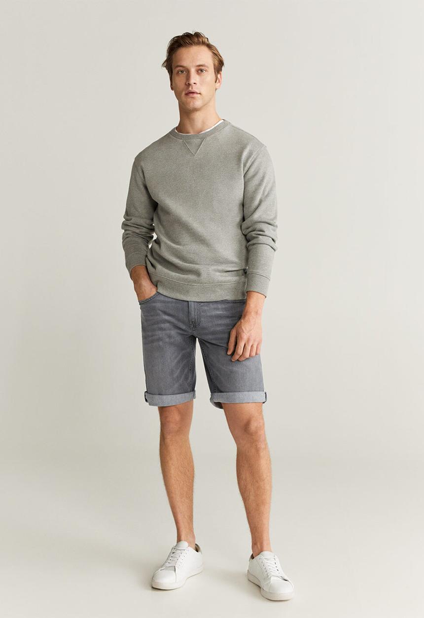 MANGO - Rockh bermuda shorts  - open grey