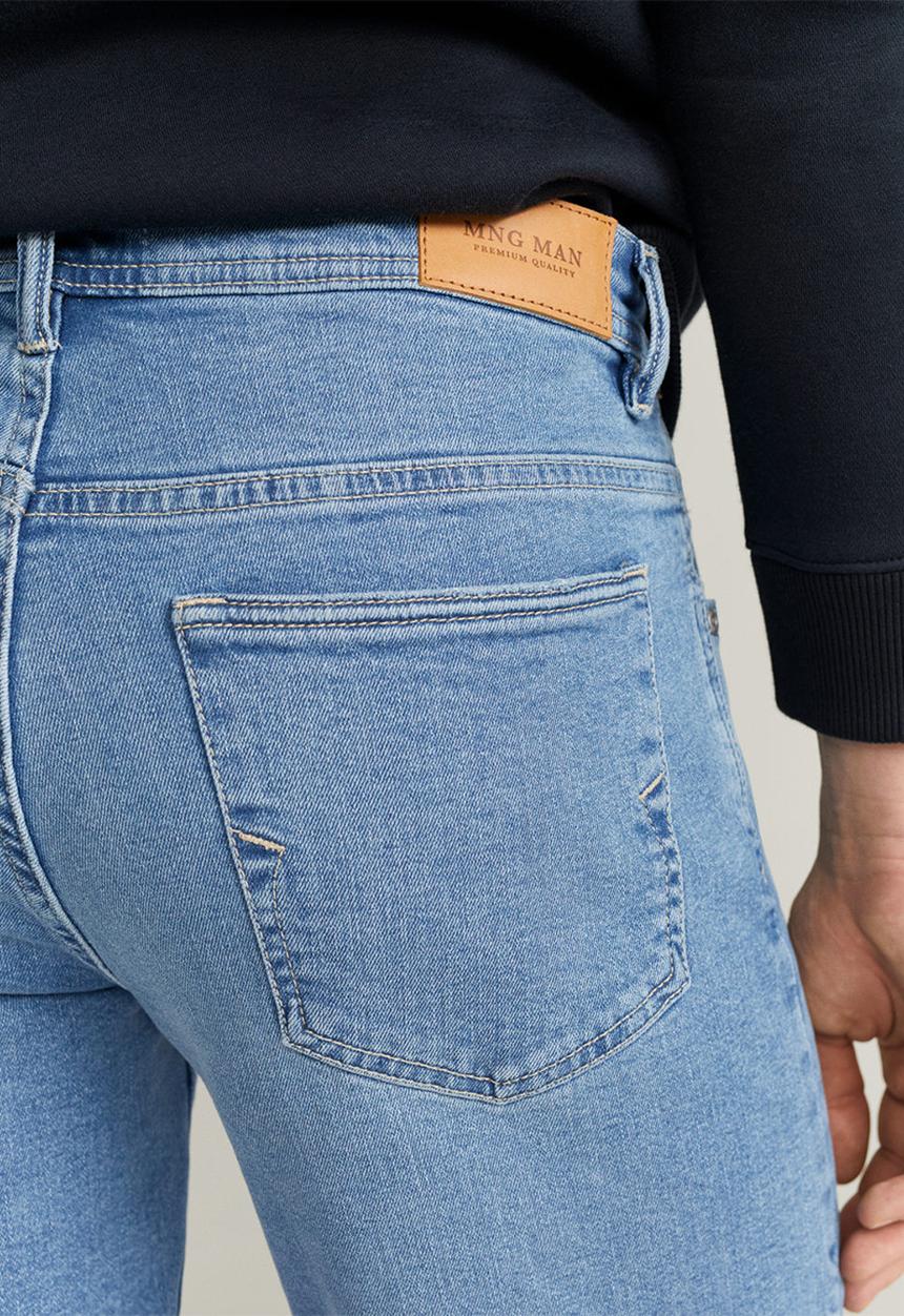 MANGO - Rockh bermuda shorts - open blue
