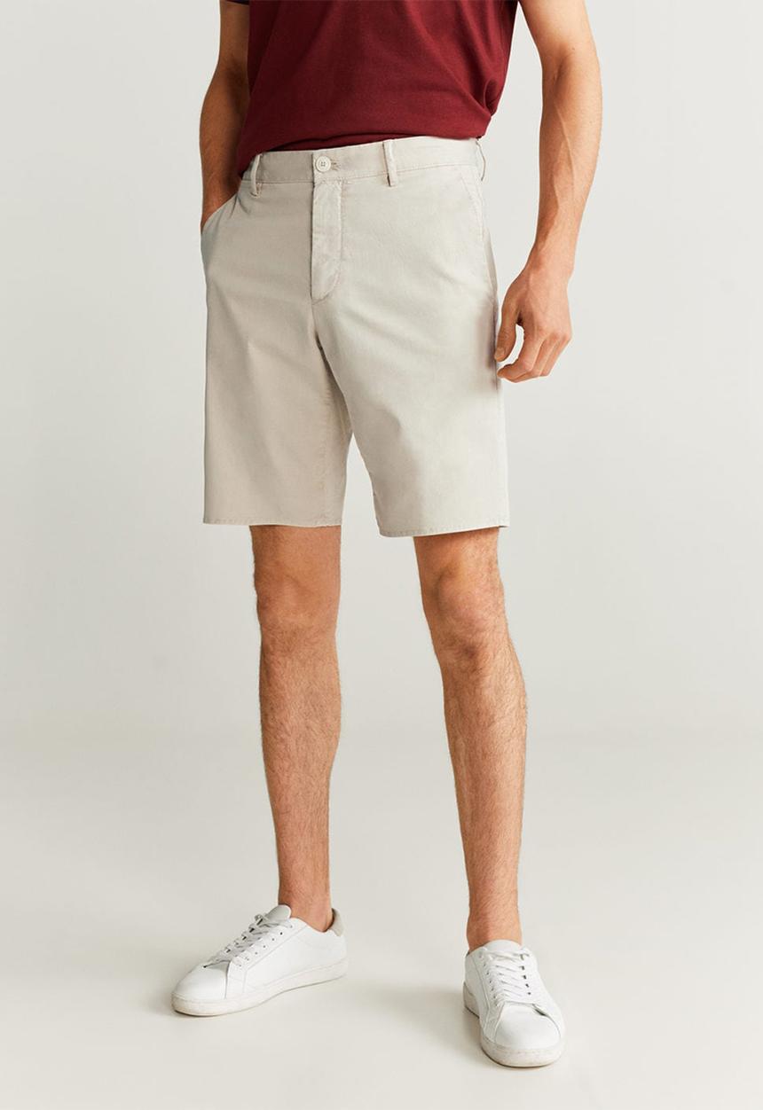 MANGO - Sansh bermuda shorts - light beige