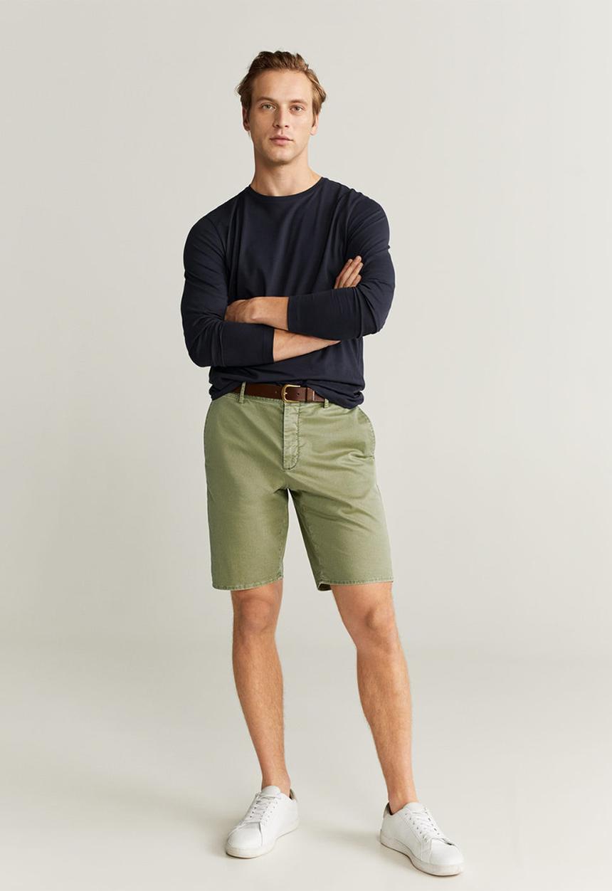 MANGO - Sansh bermuda shorts - khaki