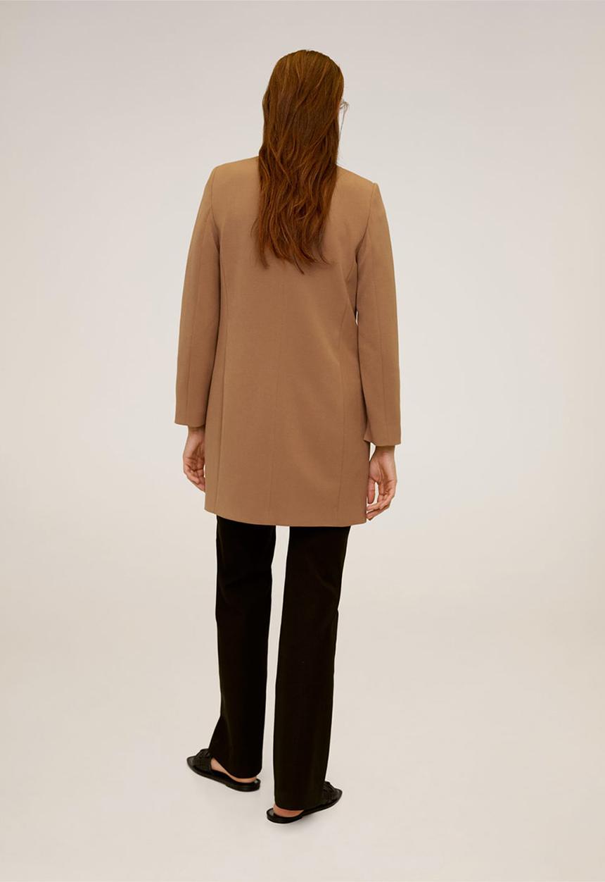 MANGO - Coat meryl - medium brown