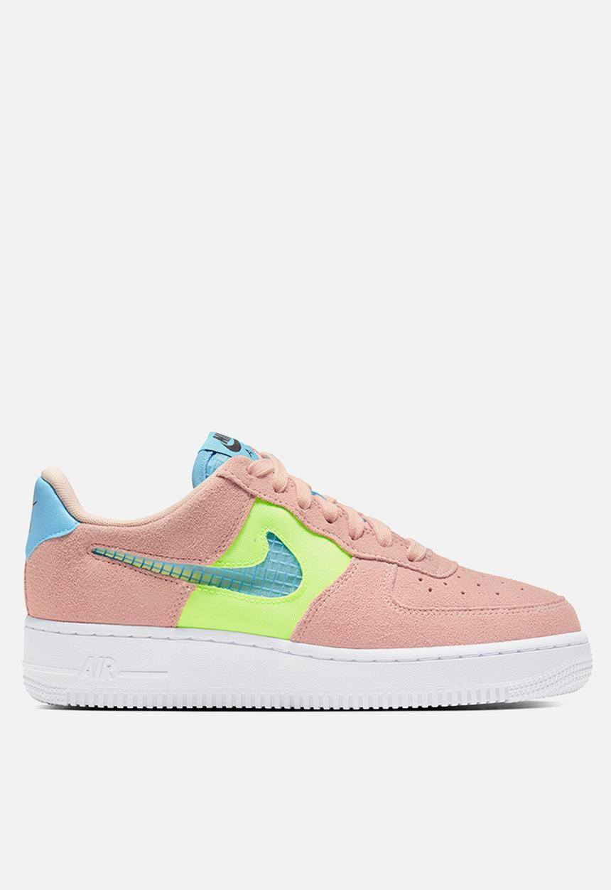 Nike - Air Force 1 '07 SE - washed coral & oracle aqua-ghost green