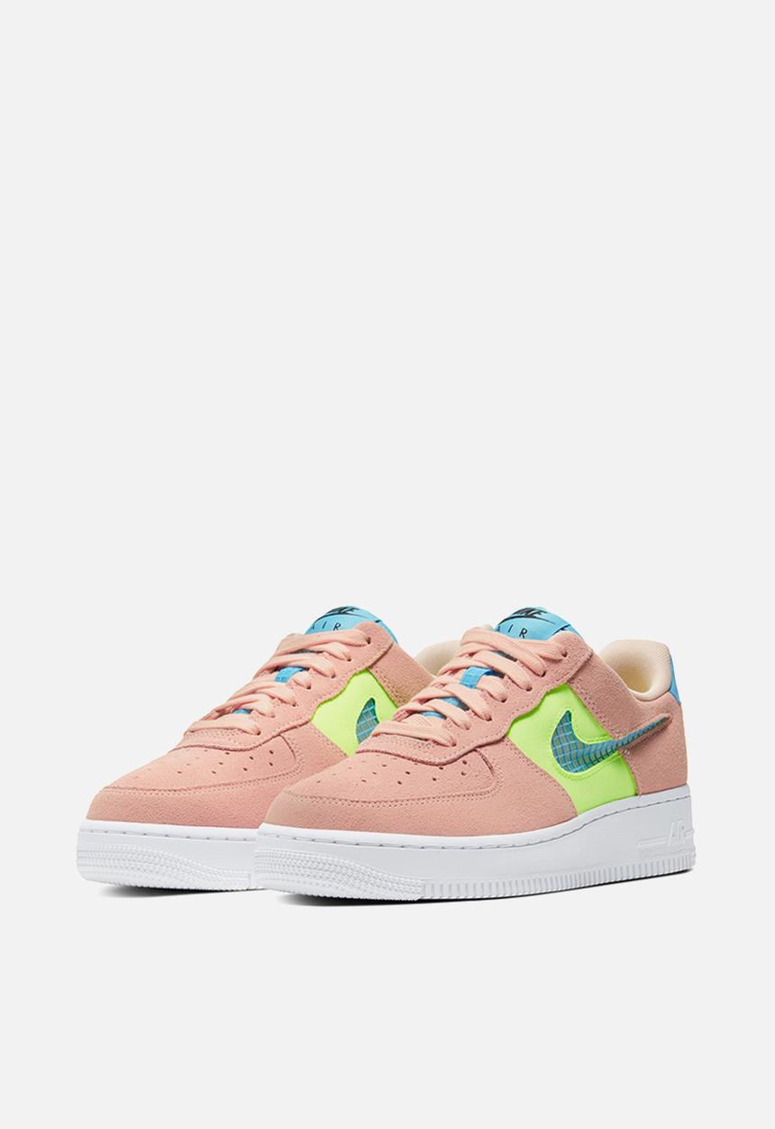 Nike - Air Force 1 '07 SE - washed coral & oracle aqua-ghost green