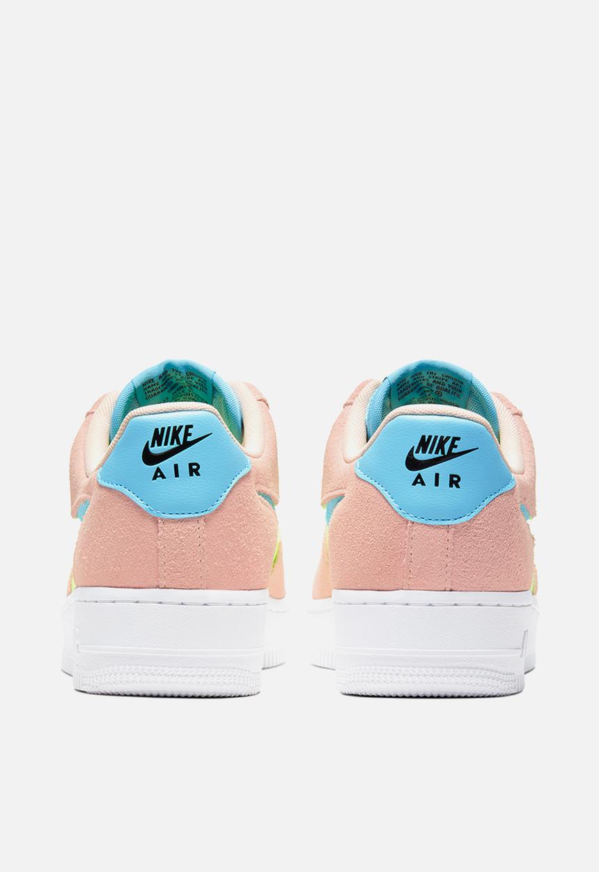 Nike - Air Force 1 '07 SE - washed coral & oracle aqua-ghost green
