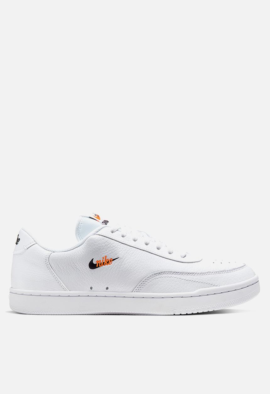 Nike - Court Vintage premium - white/black-total orange