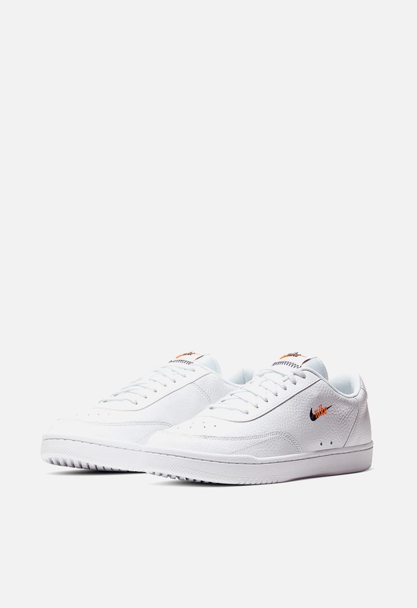 Nike - Court Vintage premium - white/black-total orange