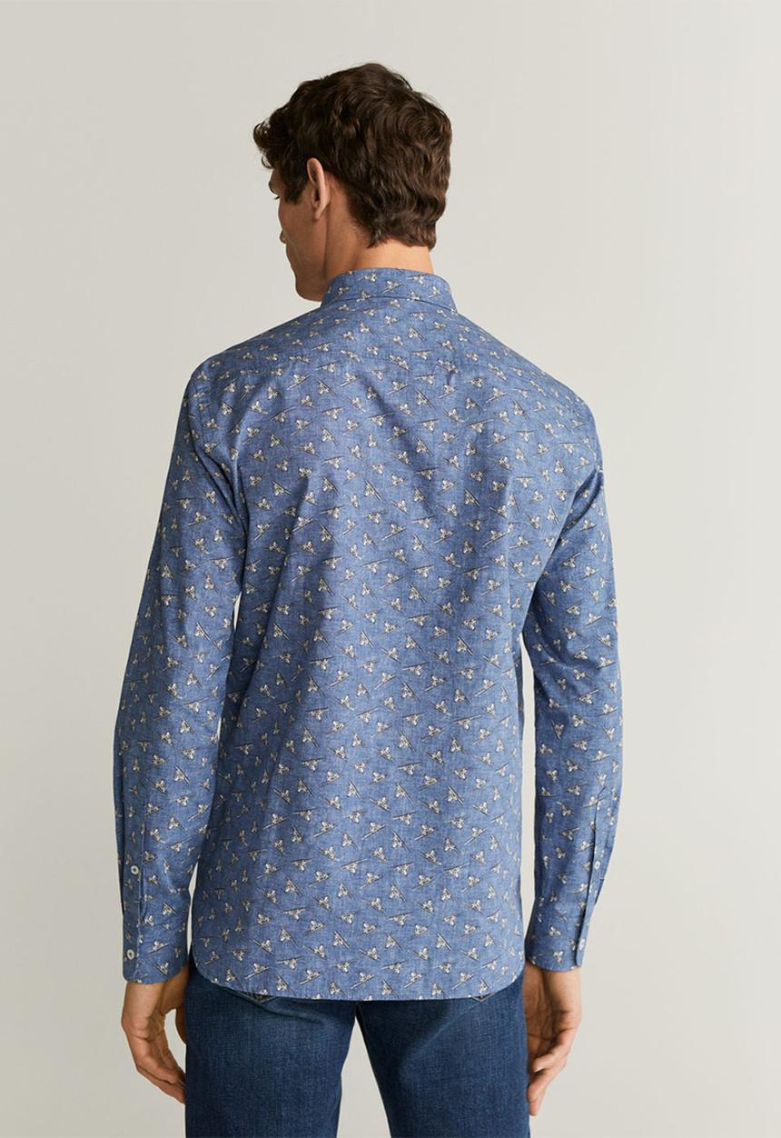 MANGO - Route shirt - navy