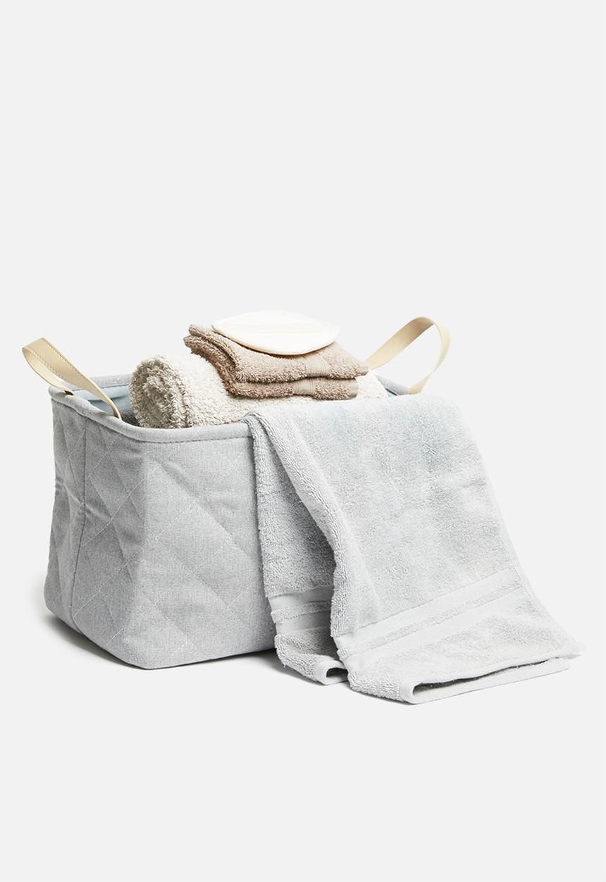 Sixth Floor - Small diamond storage box - grey