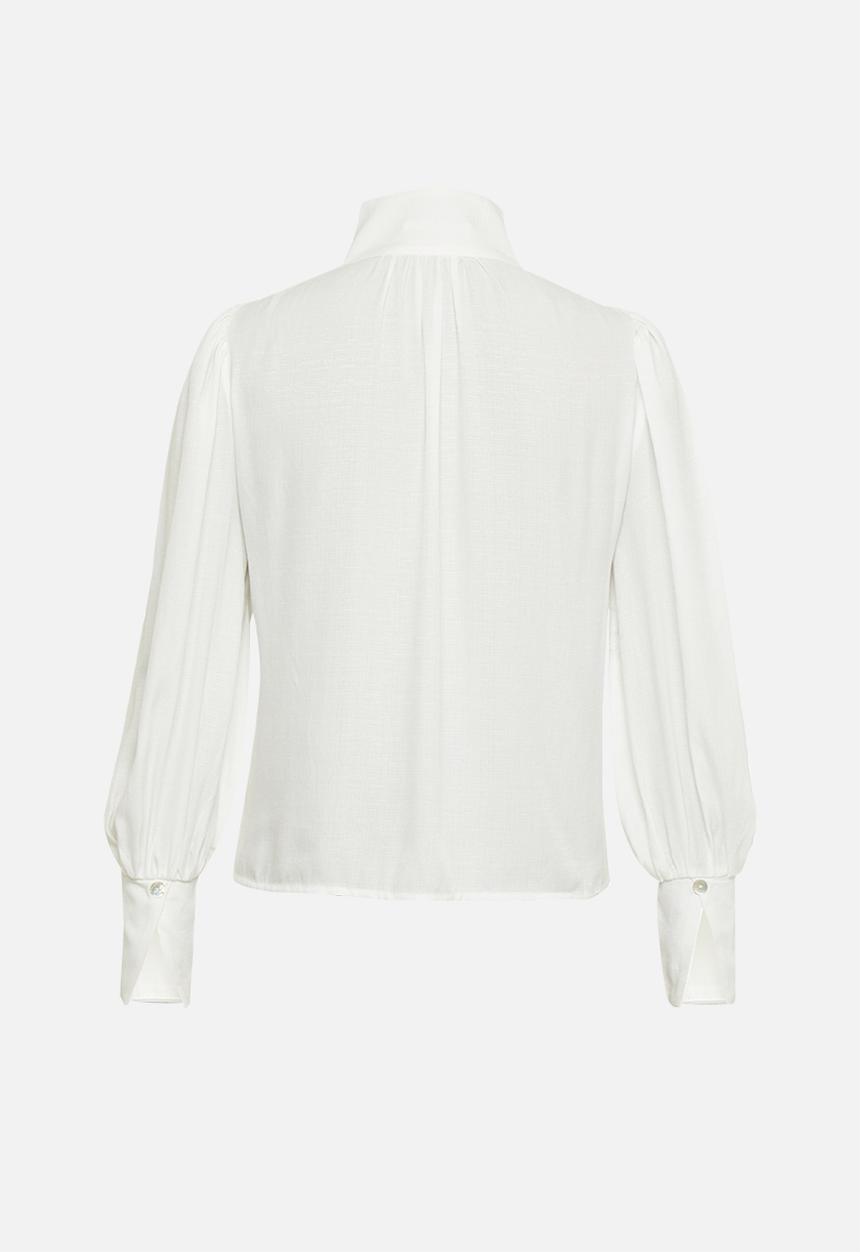 Glamorous - Petite high neck shirt - white