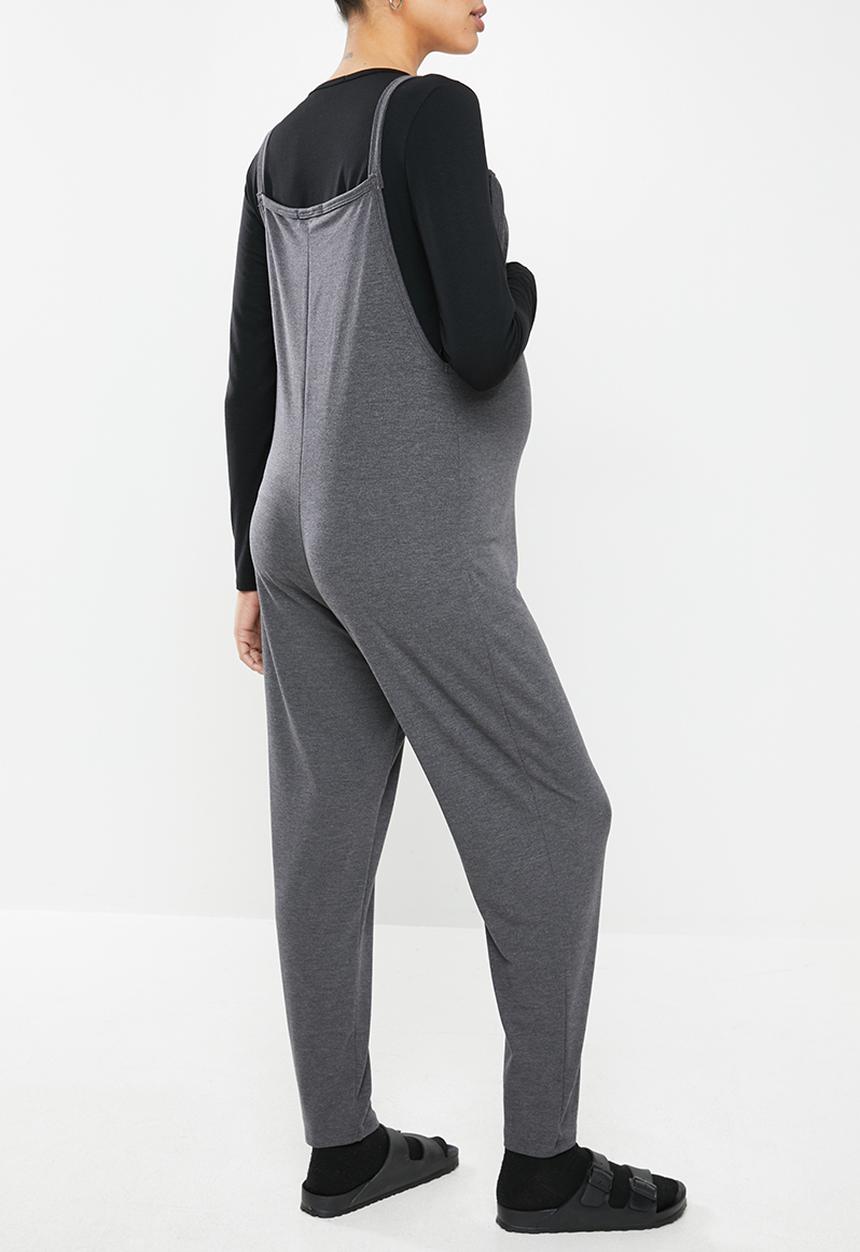 Superbalist - Maternity knit jumpsuit - grey