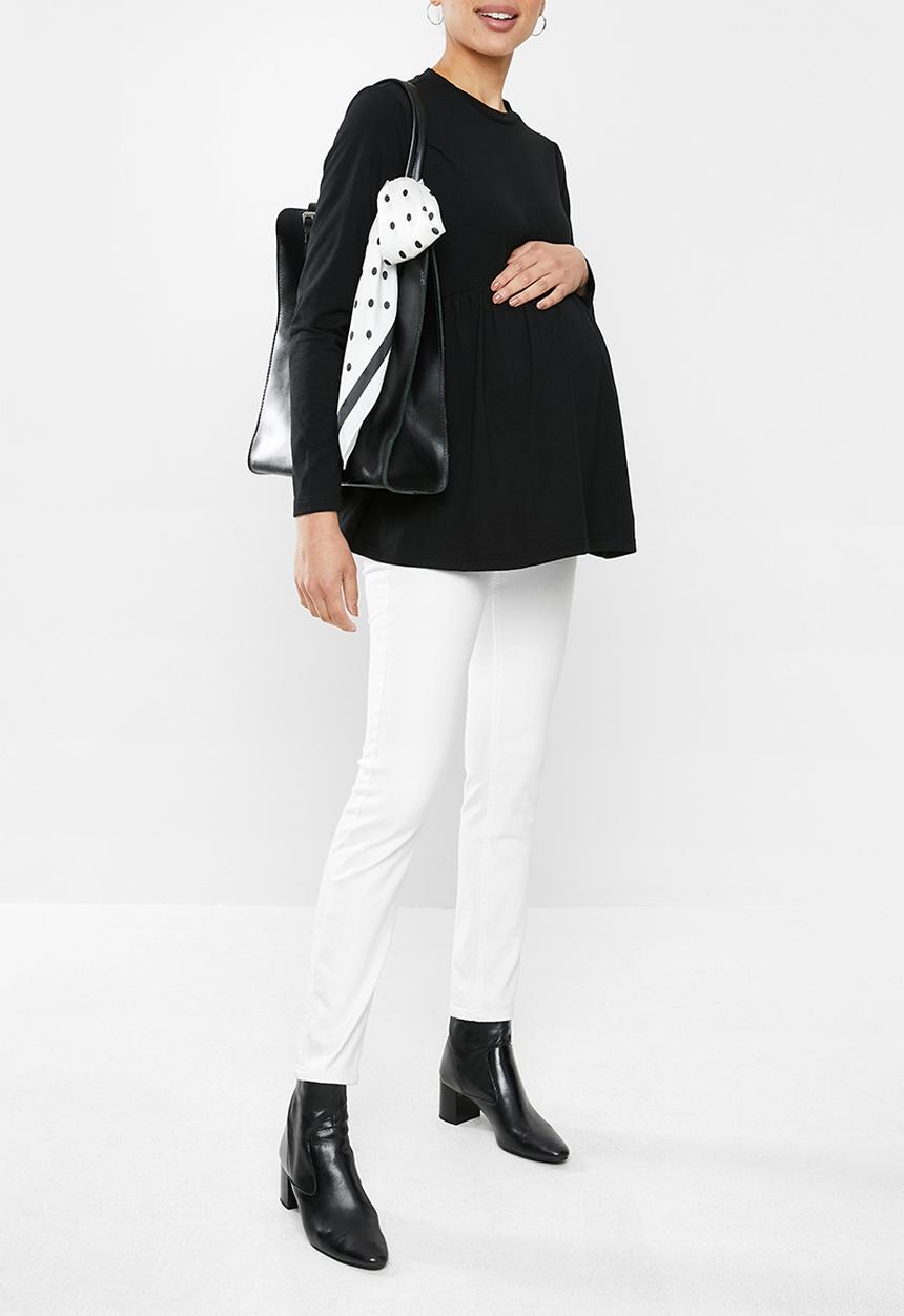 Superbalist - maternity baby doll sweater - black