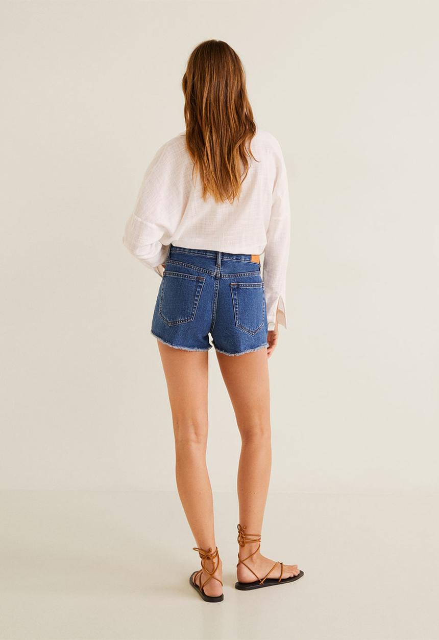MANGO - Shorts iconic - blue