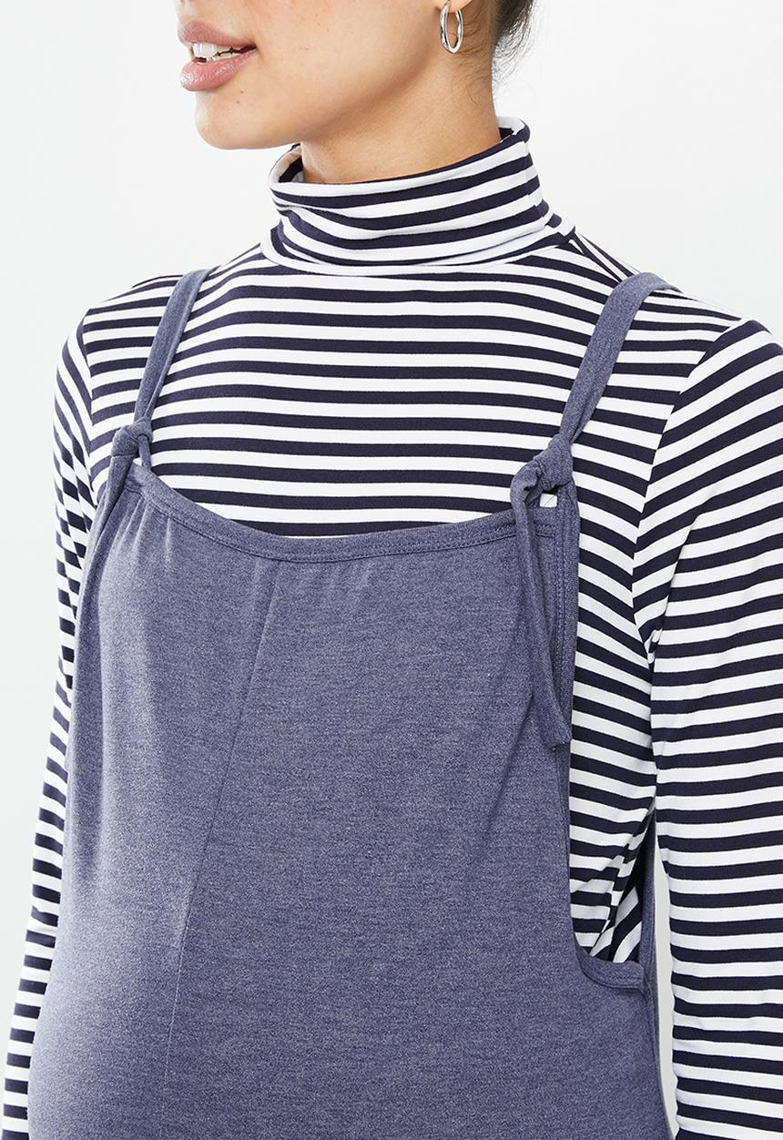 Superbalist - Maternity knit jumpsuit - blue 