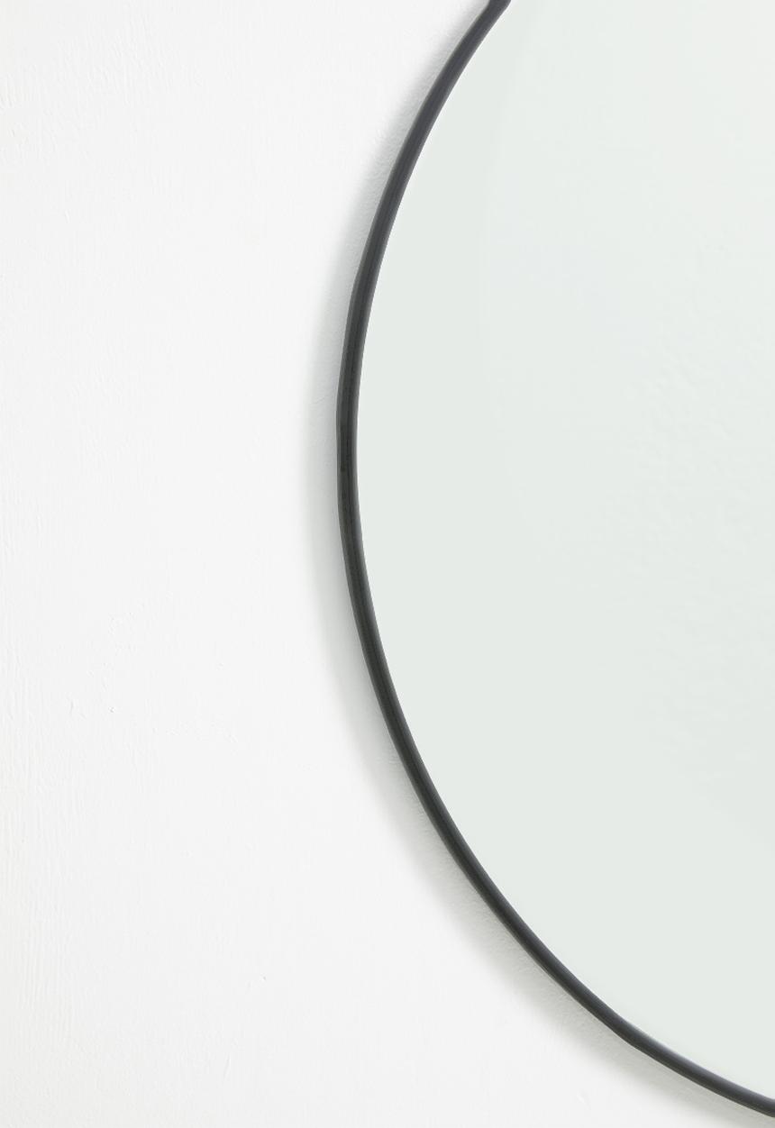 Sixth Floor - Iron round mirror -  90cm dia