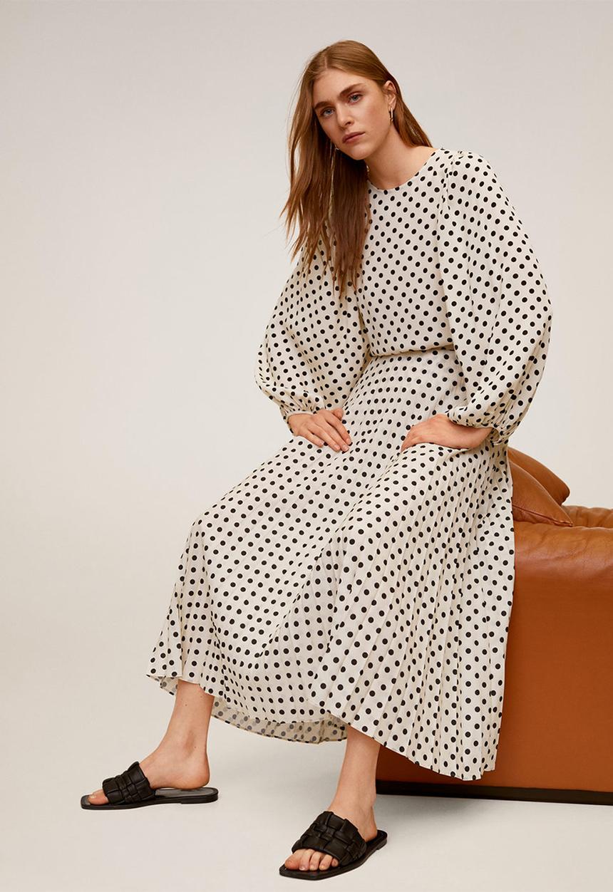 MANGO - Goldied skirt - black & white