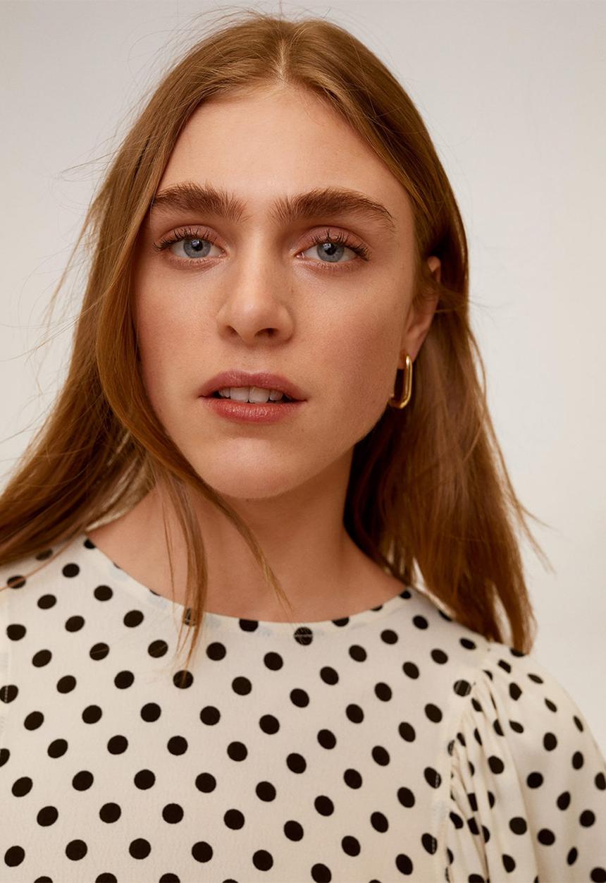 MANGO - Goldied skirt - black & white