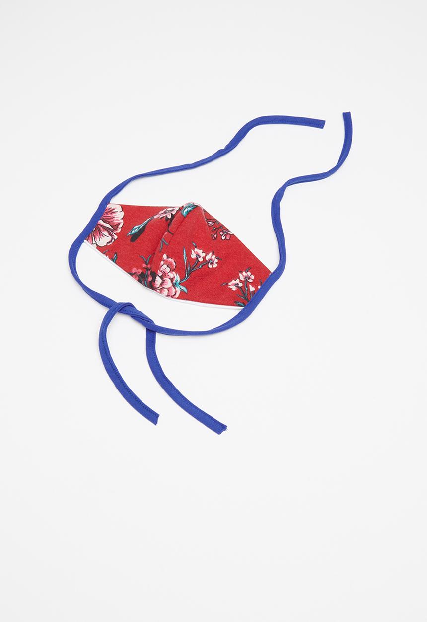 Sexy Socks - 3 Layered filtered mask - red & blue